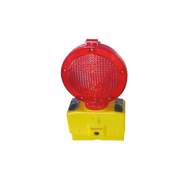 CE RoHS Solar Traffic Warning Light LED Flashing Heating Light 1 Year Warranty
