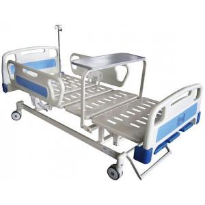 Wholesale Medical 3 Function Manual Hospital Bed 2150 X 1050 X 450-700mm Overall Size from china suppliers