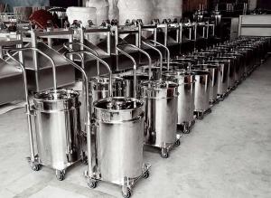Wholesale Trolley Type Stainless Steel Vat Pail 300L Food Grade Customized from china suppliers