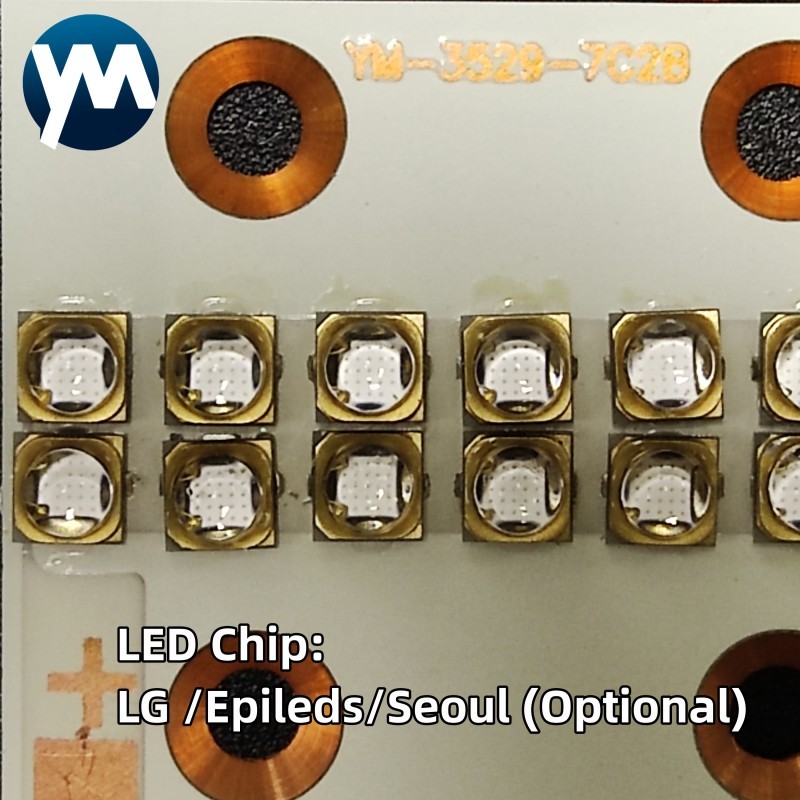 YM 40W 42W 395NM LED Encapsulation Series for 3535 smd Led Light Module