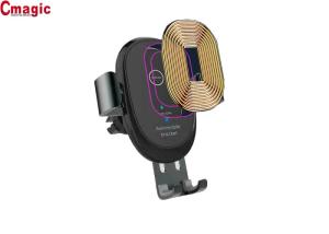 Wholesale 360 Degrees Surface Rotation Cell Phone Stand Holder Car Mount 8mm Charging Distance from china suppliers