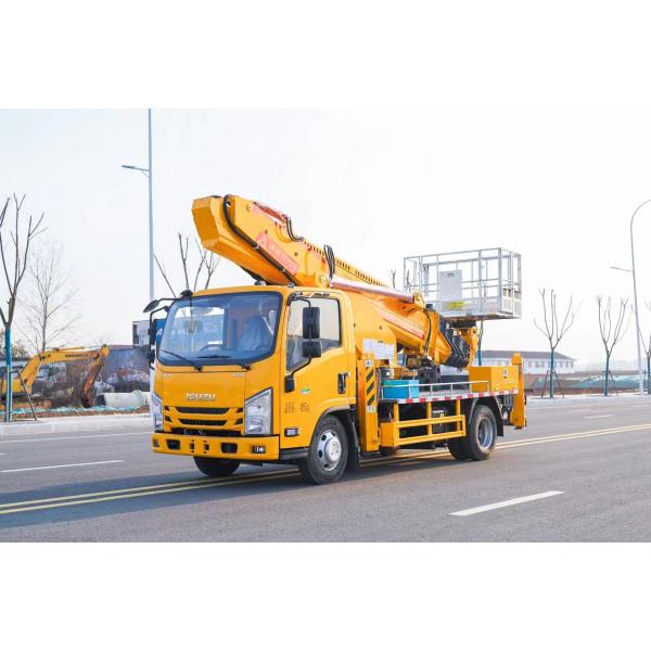 New 21M 24M High Altitude Work Platform Hanging Basket 5-ton Hydraulic Hard Arm Crane