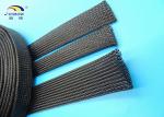 Non flammable Polyester braided Sleeve , Wear resistant Cable Sleeves for Wire