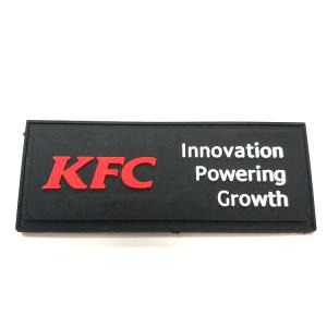 Wholesale 3D Print Clothing Rubber Badges Labels Pvc Patches On Sew Garment from china suppliers