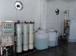battery distilled Deionized Water Systems With PLC Control 1TPH Productivity