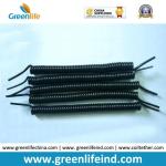 150MM Length Black Color PU Material Spring Coil Cables