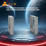 HCW 35-40 Persons/Min Swing Gate Face Recognition Turnstile 100-240V With Card