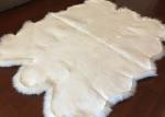 Long Hair White Australian Sheepskin Rug Merino Wool For Living Room Throws