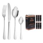Mirror Polished Edges Stainless Steel Cutlery Set Knife Comfortable OEM
