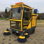 Large Trash Rash Bin Capacity 60L-150L Of Road Sweeper Battery Street Cleaning