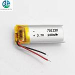 Li Polymer Battery Pack 701230 3.7v 220mah Oem Rechargeable Hot Sell KC CB