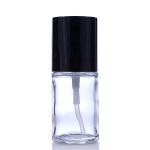 30 Ml Empty Round Frosted Makeup Liquid Foundation Pump Glass Bottle F036