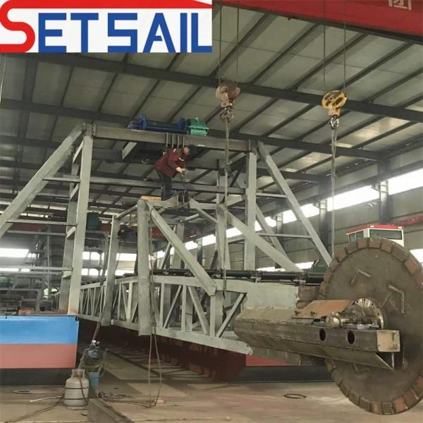 China Bucket Sand Mud Dredger with Gold Diamond Machine