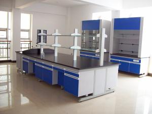 Wholesale Steel Wood Lab Island Bench For University Laboratory PVC Handle from china suppliers