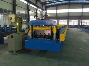 Wholesale Double Line Sheet Metal Roll Forming Machines , Floor Deck Metal Stud Roll Forming Machine from china suppliers