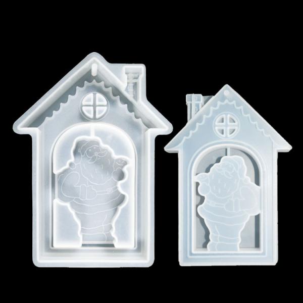 House Shape Tray Silicone Resin Mold Para Resin Epoxy For Craft Projects
