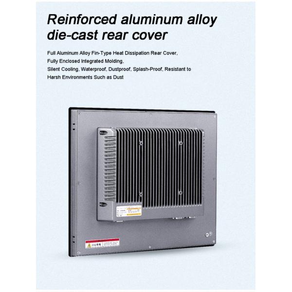 IP65 21.5 Inch Vandal-Proof Rugged PC for Windows Linux All in One Industrial Control Monitoring Capacitive Touchscreens