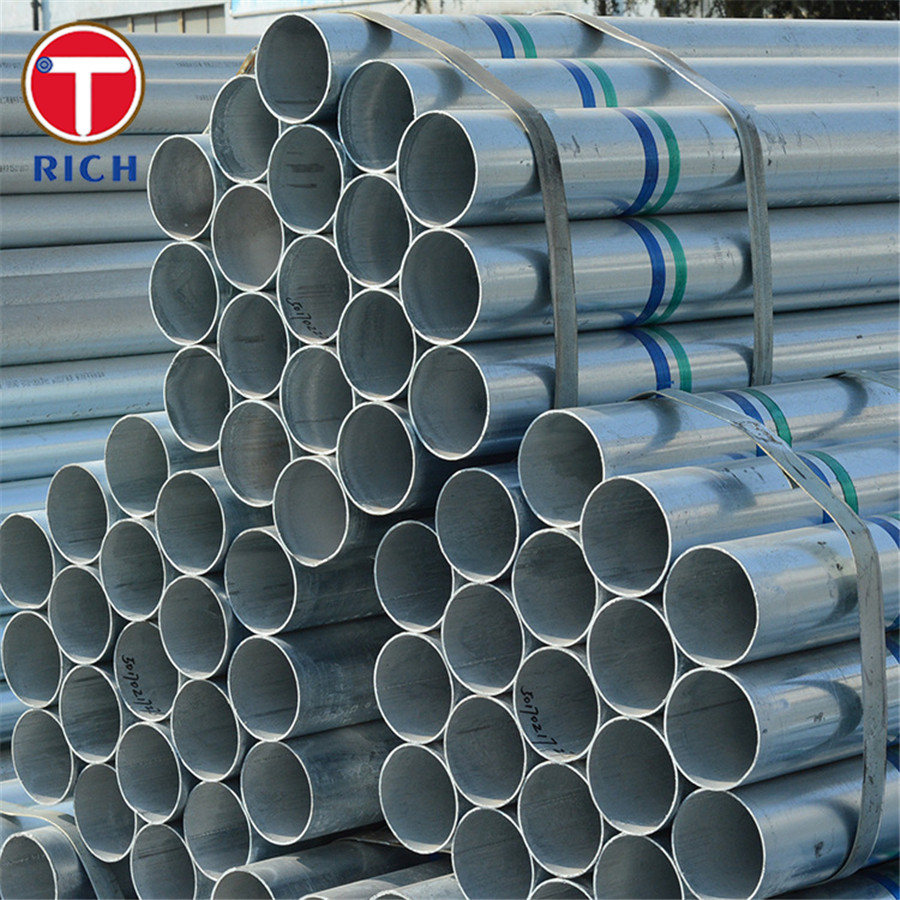 EN 1123-1 S235JR Hot Dip Galvanized Tube Welded Steel Tube For Sewer pipes