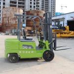 Triplex Mast 2 Ton Electric Forklift With Built In Charger And 400Ah Battery