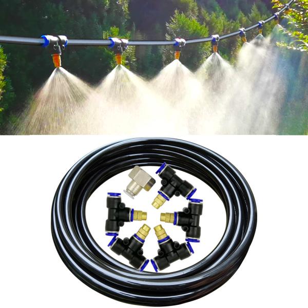 Brass Nozzle Water Sprinklers Garden Plants Watering Drip Irrigation Kit Misting