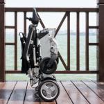 Handicapped Travel Lightweight Folding Electric Wheelchair