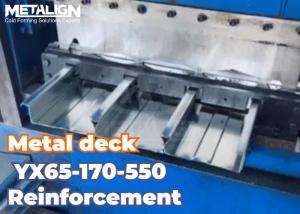 Wholesale 95mm Shaft Diameter Embossing Metal Roll Forming Equipment For YX65-170-550 Floor Deck With Hydraulic Cutting System from china suppliers