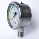 2" 40 MPa Lower Mount Manometer 1/4 NPT Colorful Dial All Stainless Steel