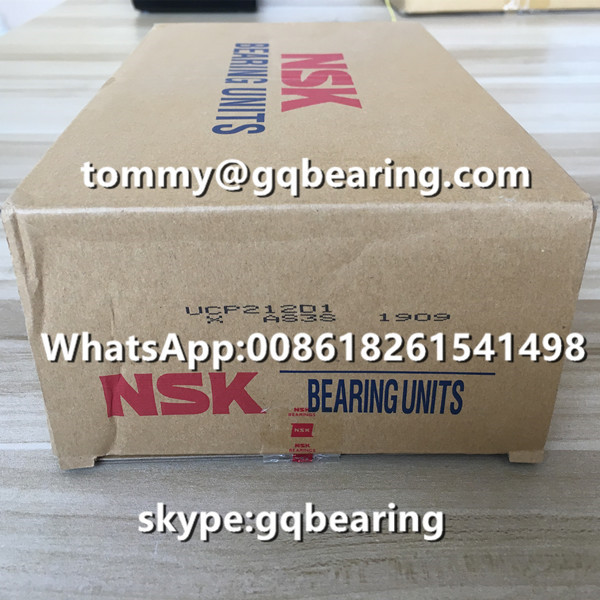Japan Origin Cast Iron Material NSK UCP212D1 Two-bolt Pillow Block Ball Bearing