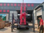 200m Crawler Pneumatic Borewell Machine For Water Well