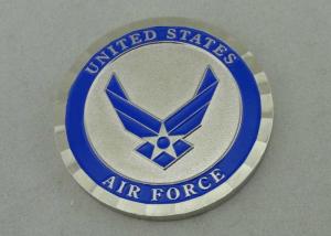 Wholesale Silver Proof Personalized Coins Brass Die Stamped Synthetic Enamel For Army from china suppliers