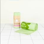 AS4736 Compostable Bin Liners Grocery Bags Square Drawstring