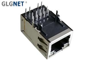 Wholesale Tab Up Magnetic RJ45 Connector One Port For IP Cameras / Surveillance from china suppliers