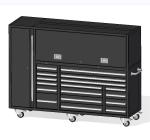 Customized Support 72 Inch Heavy Duty Tool Cabinet for Garage Storage from