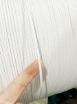 5MM Metal Nose Bridge Strip Double Core Nose Wire PP Adjustable White