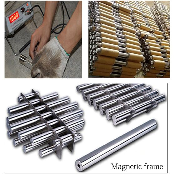 Customized Steel Permanent Magnetic Bar Anti Corrosive For Magnetic Drum