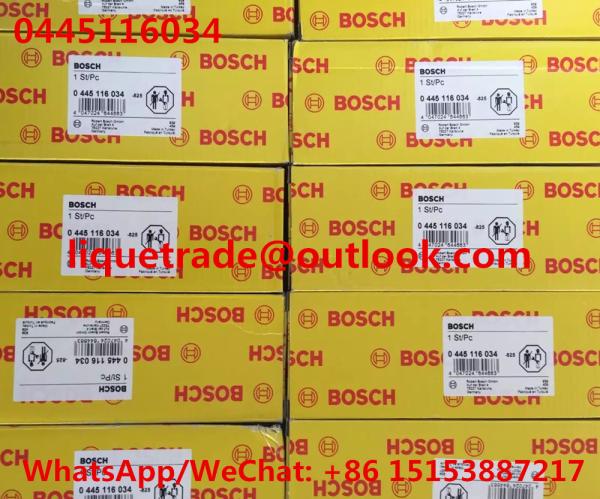 BOSCH INJECTOR 0445116034 GENUINE Common rail injector 0 445 116 034 , 0445 116