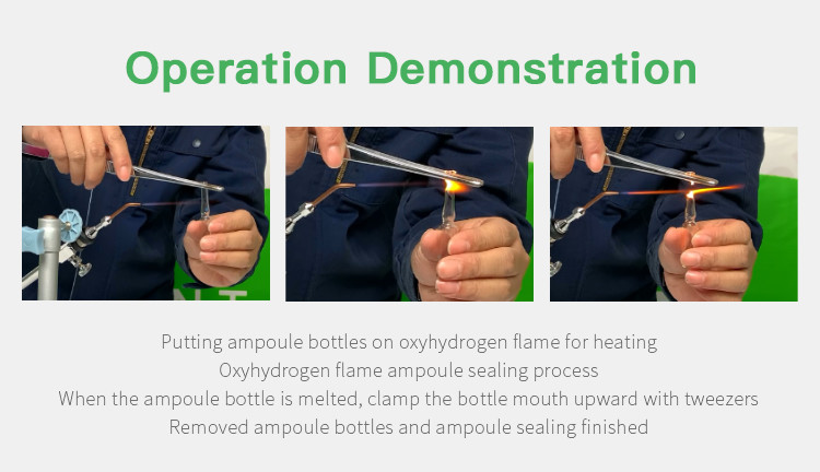 1-25ml Glass Ampoule Sealing Machine Manual For Chemistry Lab