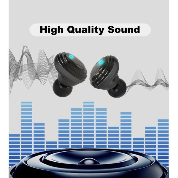 Bluetooth Tws Black Noise Cancelling True Wireless Handsfree Earbuds (for iPhone)