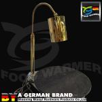 480w Carving Station Lamp Golden Color Round Base Cylindical Stand Easy Assemble