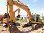Hyundai R210-5D Used Excavator Machine 125Kw Power 2008 Year Yellow Color
