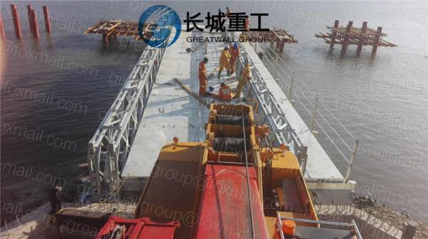 Multi Span Steel Bailey Bridge Single Lane Additional Sidewalk Convenient