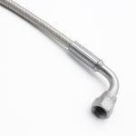 1/4" JIC Female 04 Stainless Steel 304 Braided PTFE Hose For Air Compressor