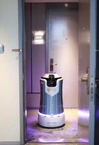 Wholesale School Dormitory Autonomous Mobility Robot Elevator Canned Drinks Delivery Robot Food from china suppliers