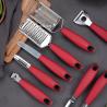 Buy cheap Premium Kitchen Gadget Set Stainless steel Utensils with Soft Touch Red Handles from wholesalers