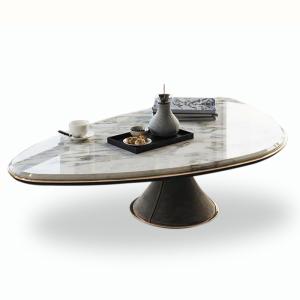 Wholesale Glossy Marble Unique Custom Coffee Tables 1300mm Modern from china suppliers