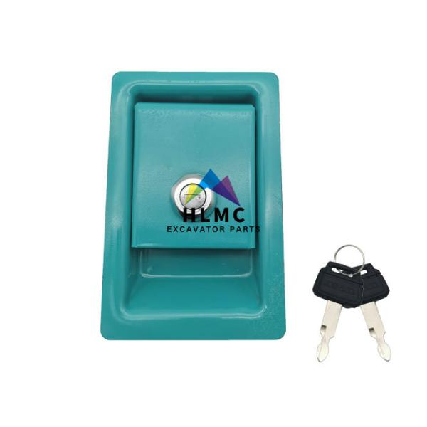 Excavator Parts Side Door Lock Cover Hydraulic Pump Door Lock Green Color