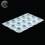 Customized Transparent PET Disposable Plastic Biscuit Tray, Inner Food Packaging