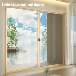 Wholesale Automated Roll Up Insect Screen Mesh Doors Retractable Style from china suppliers