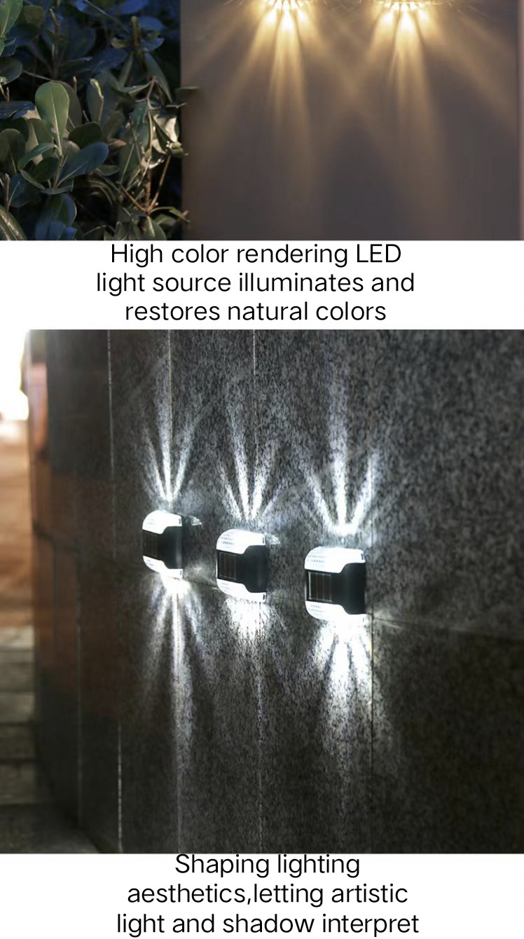 Decoration Lower Solar Energy Wall Lamp Spotlight Washing Waterproof Indoor LED