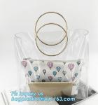 pvc shoulder bag girls one shoulder bag for college, transparent handbag tote